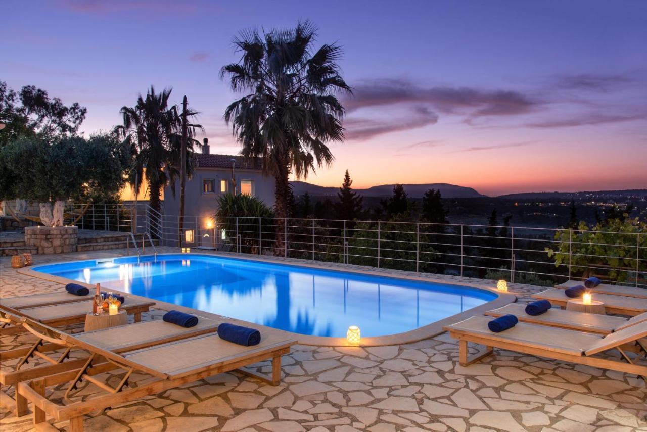 Villa Chrysallis With Heated Pool Georgioupoli Esterno foto