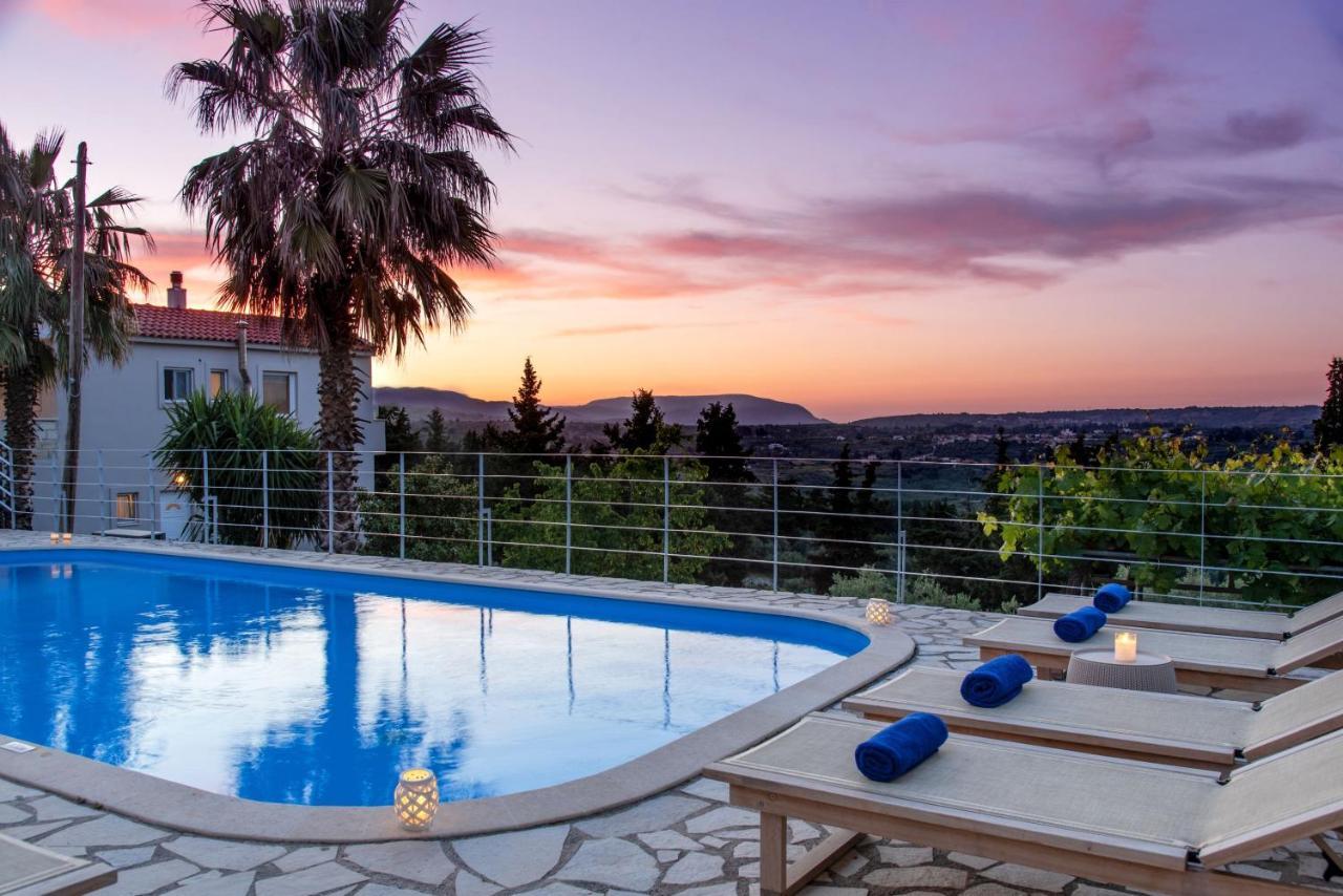 Villa Chrysallis With Heated Pool Georgioupoli Esterno foto